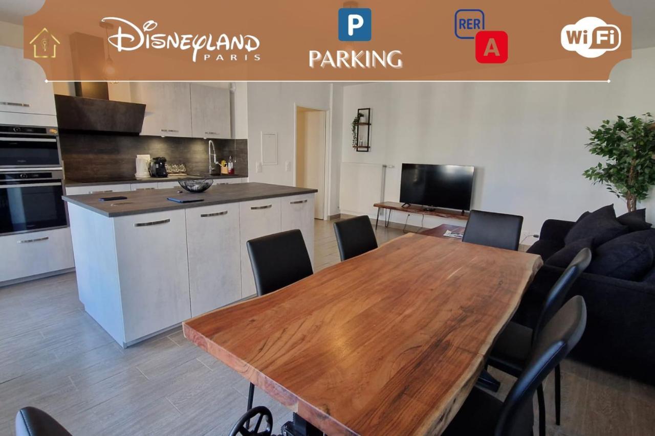 Appartement Chic Gold - 5Min Disneyland Serris Extérieur photo